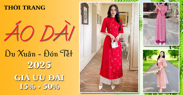 Ưu đãi đặc biệt lên đến 50% cho những mẫu Áo Dài thiết kế cho năm 2025, giúp bạn tỏa sáng trong mùa lễ hội. Với thiết kế tinh tế, chất liệu cao cấp và màu sắc rực rỡ, Áo Dài của chúng tôi không chỉ mang đến vẻ đẹp truyền thống mà còn pha trộn nét hiện đại, phù hợp với mọi lứa tuổi.